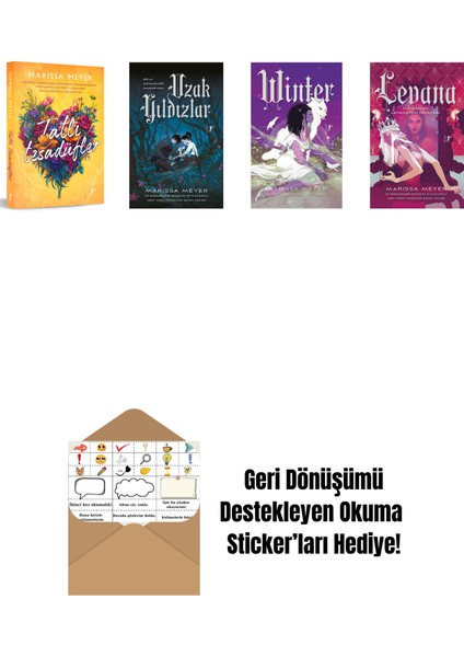 Marissa Meyer 4 Kitap Set + Okuma Sticker'ları