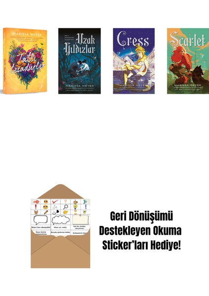 Marissa Meyer 4 Kitap Set + Okuma Sticker'ları