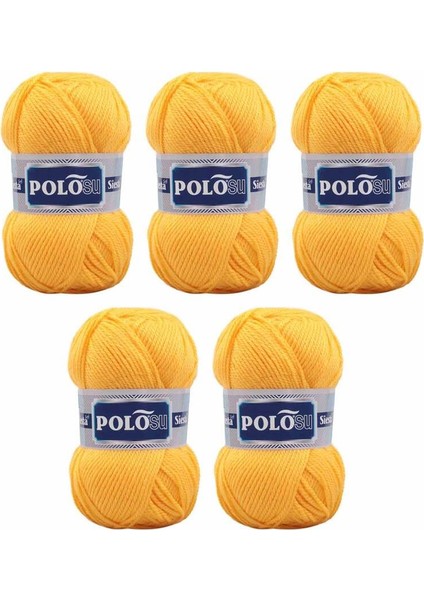 Soft El Örgü Ipi 5 Li Koyu Sarı 204 Blsm