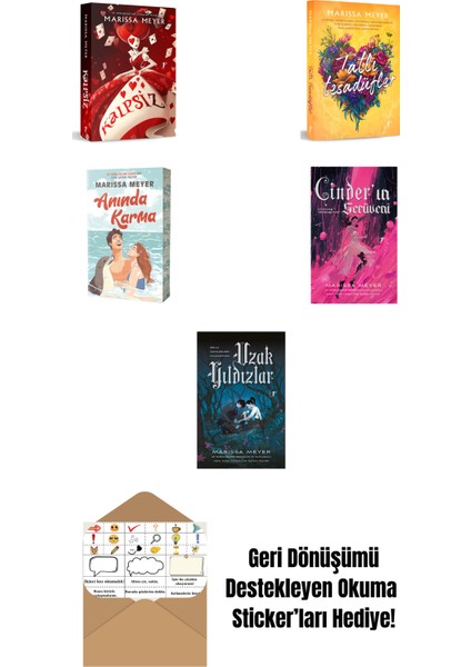 Marissa Meyer 5 Kitap Set + Okuma Sticker'ları