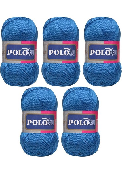Lüks Patiklik El Örgü Ipi 5 Li Koyu Mavi 312 Blsm