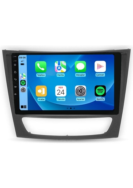 CE11052 Mercedes Benz E Class Cls Class 2002-2009 4gb Ram 32GB Hafıza Carplay Android Multimedya Teyp