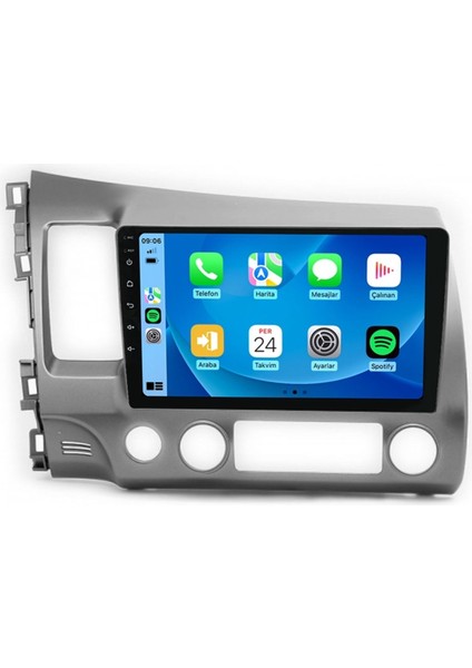 CE11054 Honda Civic Fd6 2006-2012 4gb Ram 32GB Hafıza Carplay Android Multimedya Teyp