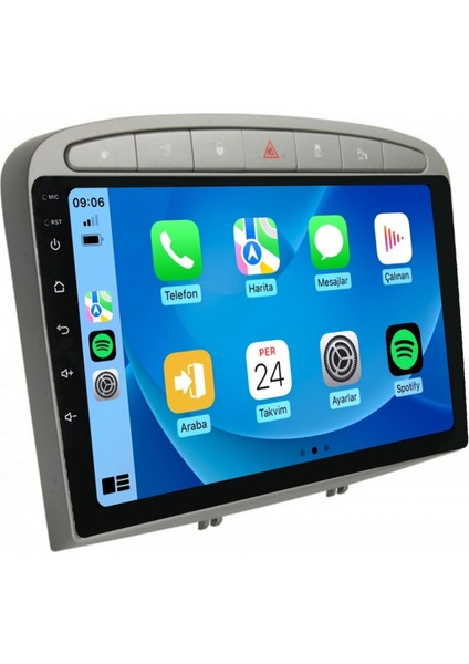 CE11061 Peugeout 308 2007-2014 4gb Ram 32GB Hafıza Carplay Android Multimedya Teyp