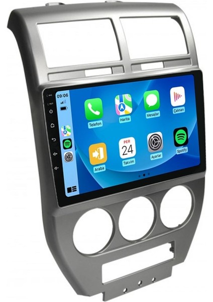 CE11050 Jeep Compass 2007-2009 4gb Ram 32GB Hafıza Carplay Android Multimedya Teyp