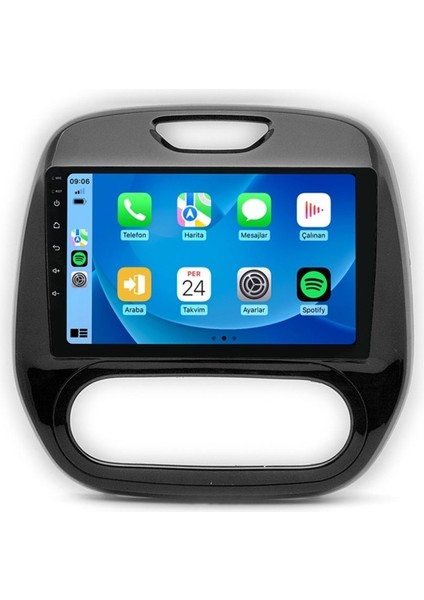CE11060 Renault Captur Manuel Klima 4gb Ram 32GB Hafıza Carplay Android Multimedya Teyp