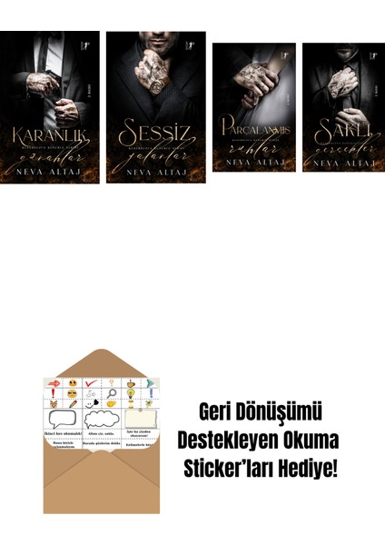 Neva Altaj 4 Kitap Set + Okuma Sticker'ları