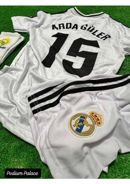 24/25 Real Madrid A.r.d.a Güler Çocuk Forması 4'lü Set Sezon (White) Zynn
