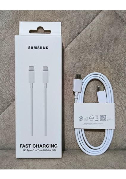 Samsung Galaxy S23 Ultra Type-C To USB Type-C Hızlı Şarj Data Kablosu 1m 3A