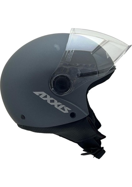 Square S Solid A2 Matt Titanium Yazlık Motosiklet Kaskı fiyatları