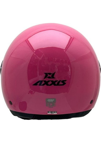 Square S Solid A8 Gloss Pink Yazlık Motosiklet Kaskı