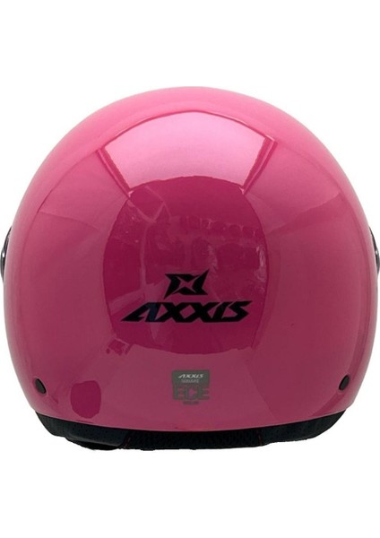 Square S Solid A8 Gloss Pink Yazlık Motosiklet Kaskı