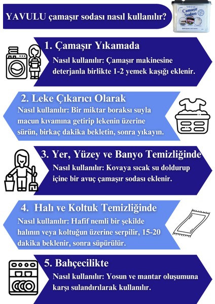 Ev Temizlik Seti Üçlü Set (Boraks - Çamaşır Sodası - Oxy-Clean) fırsatları