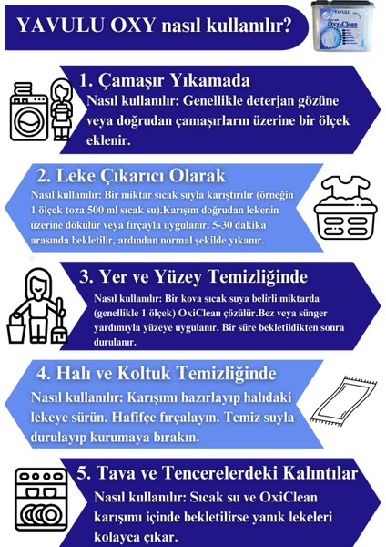 Oksijenli Toz Leke Çıkarıcı Oxy Clean Süper Etkili Formül 1500G-1.5KG (Büyük Boy) fırsatları
