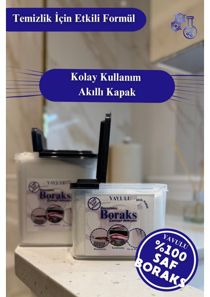Boraks Çamaşır Deterjanı Beyazlatıcı Boraks (%100 Saf Boraks) 1000G-1KG indirimleri
