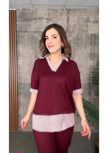 Gömlek Detay Modal Alt Ust Takım