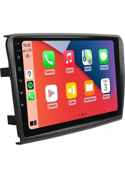 D100451 QLED Ekran Skoda Super B 2009 2015 4gb Ram 64GB Hafıza Carplay Android Multimedya Teyp