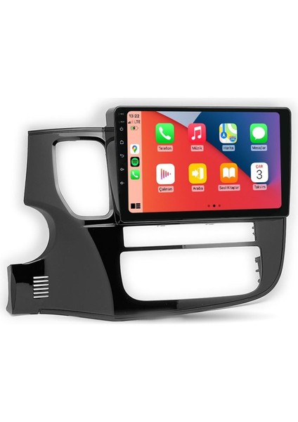 D100453 QLED Ekran Mitsubishi Outlander 2013-2020 4gb Ram 64GB Hafıza Carplay Android Multimedya Teyp