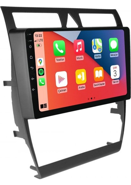 D100462 QLED Ekran Audi A6 B4 Allroad 1997-2005 4gb Ram 64GB Hafıza Carplay Android Multimedya Teyp