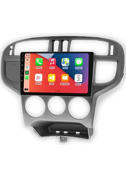 D100457 QLED Ekran Hyundai Matrix 2006-2010 4gb Ram 64GB Hafıza Carplay Android Multimedya Teyp