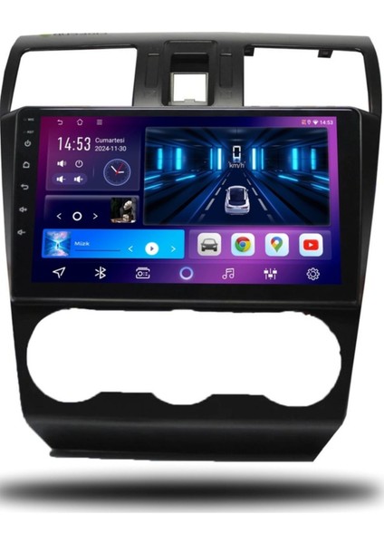 D100461 QLED Ekran Subaru Forester Xv 4gb Ram 64GB Hafıza Carplay Android Multimedya Teyp