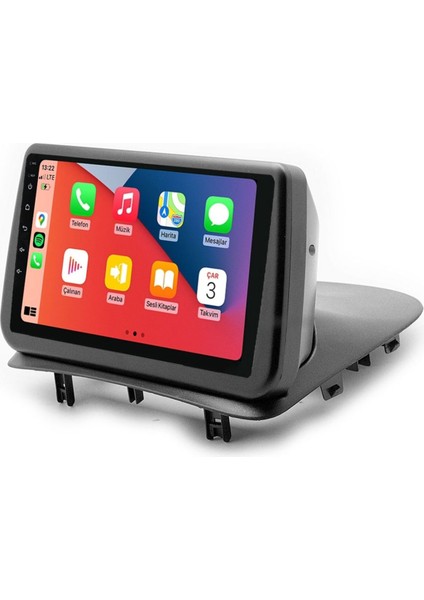 D100465 QLED Ekran Renault Clio 3 2005-2012 4gb Ram 64GB Hafıza Carplay Android Multimedya Teyp