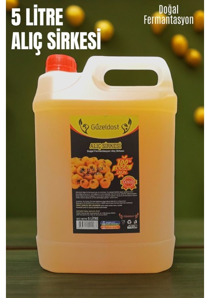 Alıç Sirkesi 5 lt Katkısız Ev Yapımı – Saf ve Doğal Lezzet