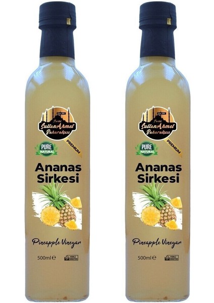 Ananas Sirkesi Katkısız Doğal 2x500 ml | Özel Üretim