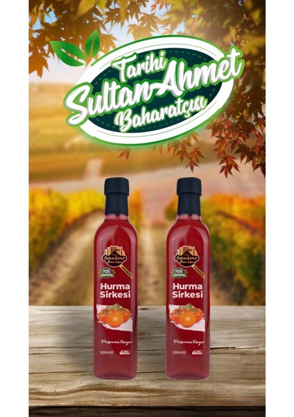 Hurma Sirkesi Katkısız Doğal 2x500 ml | Özel Üretim