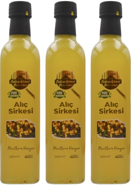 Alıç Sirkesi Katkısız Doğal 3x500 ml | Özel Üretim