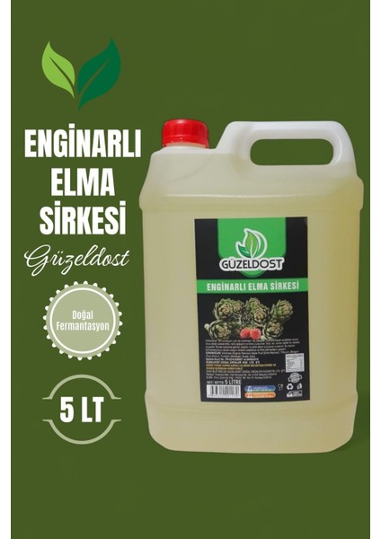 Enginar Sirkesi 5 lt Katkısız Ev Yapımı – Saf ve Doğal Lezzet