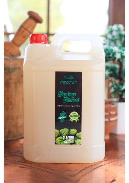 Katkısız Doğal Enginar Sirkesi 5lt – Geleneksel Ev Yapımı