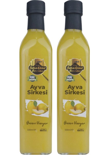 Ayva Sirkesi Katkısız Doğal 2x500 ml | Özel Üretim