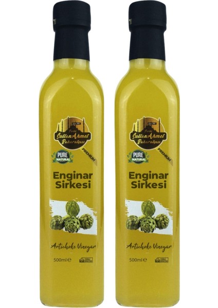 Enginar Sirkesi Katkısız Doğal 2x500 ml | Özel Üretim