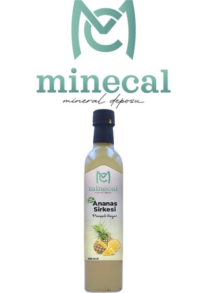 Ananas Sirkesi 500 ml – Katkısız Doğal | Şekersiz | Koruyucu İçermez