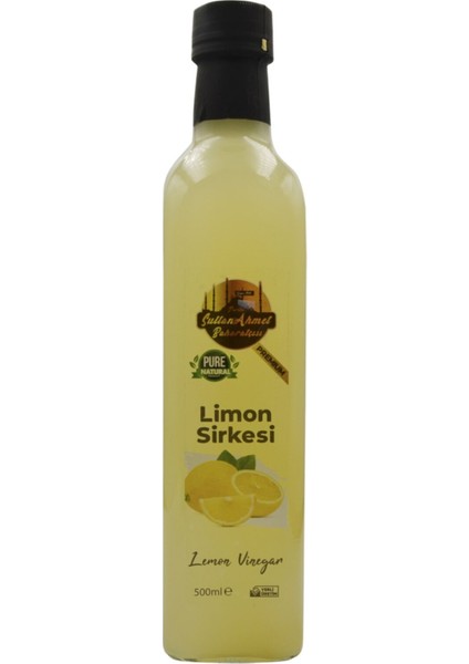 Limon Sirkesi Katkısız Doğal 500 ml | Özel Üretim