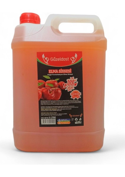 Elma Sirkesi 5 lt Katkısız Ev Yapımı – Saf ve Doğal Lezzet fırsatları