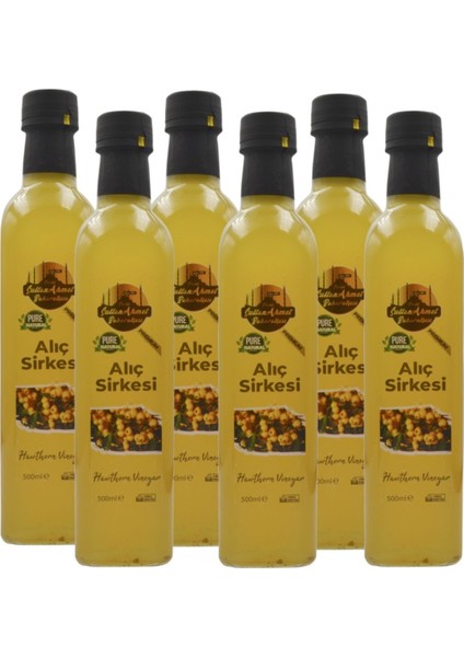 Alıç Sirkesi Katkısız Doğal 6x500 ml | Özel Üretim