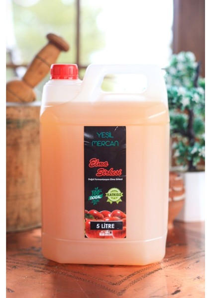 Katkısız Doğal Elma Sirkesi 5lt – Geleneksel Ev Yapımı