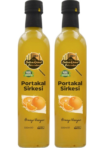 Portalal Sirkesi Katkısız Doğal 2x500 ml | Özel Üretim
