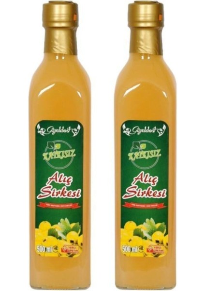Alıç Sirkesi 2 Adet - Katkısız Doğal | Geleneksel El Yapımı