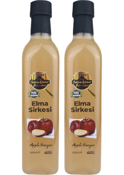 Elma Sirkesi Katkısız Doğal 2x500 ml | Özel Üretim