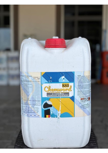 Chemword S80 Sıvı Halde Elemental Kükürt – Ph Düzenleyici, Besleyici, Doğal Koruyucu