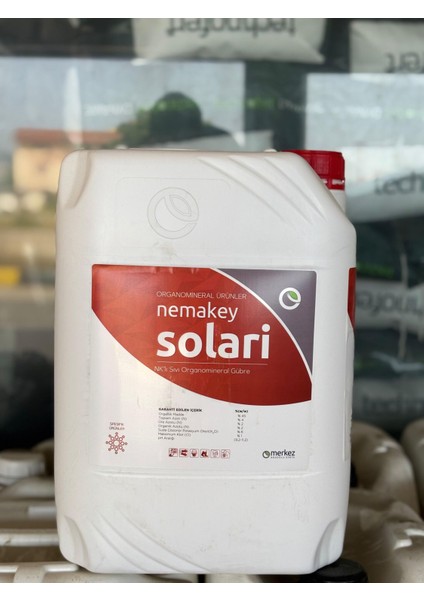Nemakey Solari %45 Organomineral | Nematod Karşıtı ve Köklendirici | 20 Litre