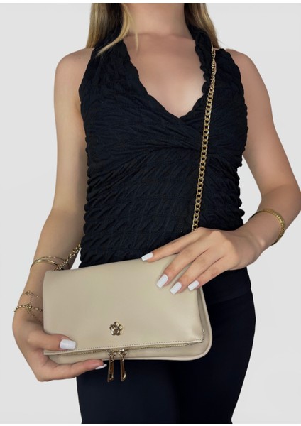 Vizon Zincir Askılı El ve Omuz Kadın Çantası fırsatları