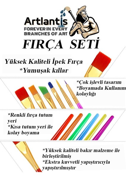 Mini Şövale 25X35 2 Li Tuval Mydido 12 Renk Akrilik Boya Başlangıç Seti Fırça Palet Ponpon Su Kabı Masaüstü Sanatsal