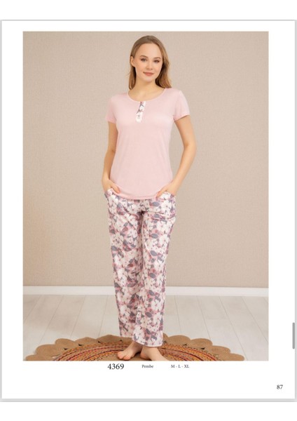 Perfect Club Kadın Bisiklet Yaka Kısa Kol Pijama Takımı 4369 - 1 Adet fiyatları