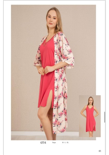 Perfect Club Kadın Gecelik Sabahlık Takım 4354 - 1 Adet modelleri