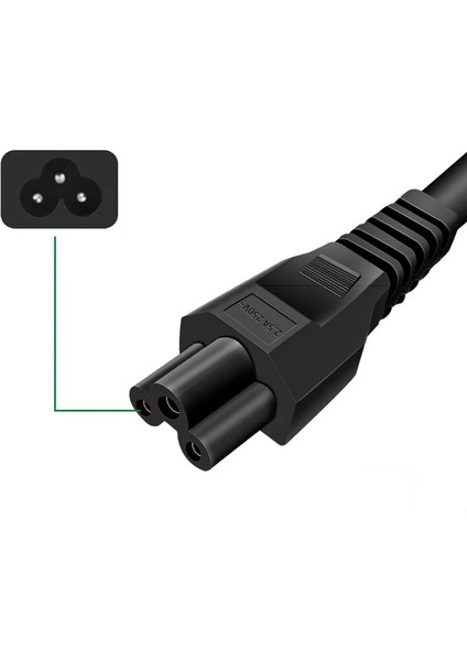 1.5 Metre 1.5mt Dizüstü 3-Pin Şarj Fişi Güç Adaptör Kablosu Kablosu Hp Dell Toshiba Sony Asus Lenovo Samsung Dizüstü Bilgisayar Güç Kablosu fırsatları