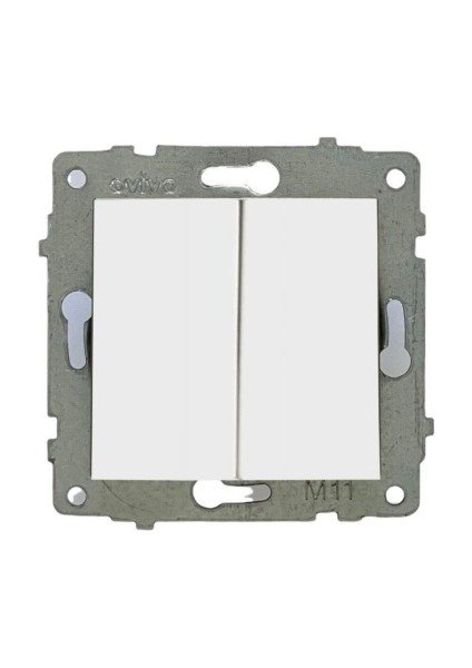 Tenda Grano Beyaz Komitatör 4 Adet Çerçeve Hariçtir